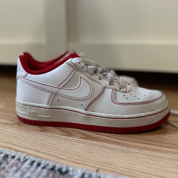 Nike Other - Nike Air Force 1 GS AF1 University Red